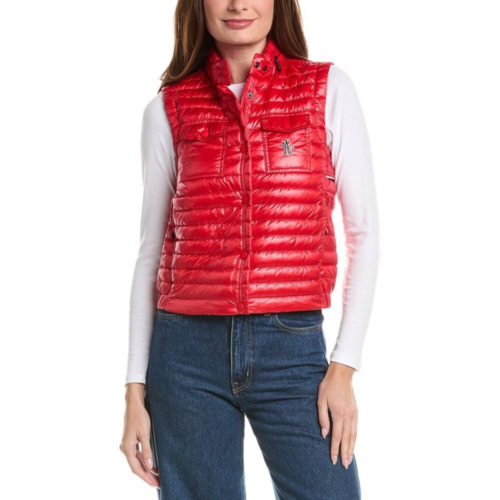 Moncler Womens  Gumiane Vest, Red